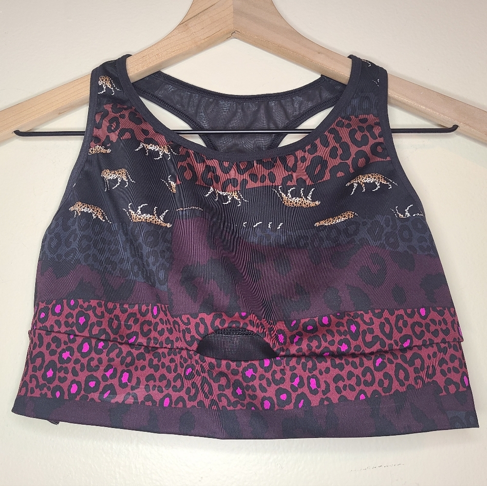 NWOT Victoria's Secret animal print sports bra